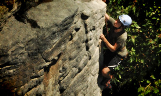 Scout Rock Climbs In New River Gorge