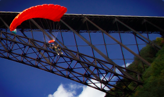 BASE Jumping at Bridge Day BASE Jumping at Bridge Day