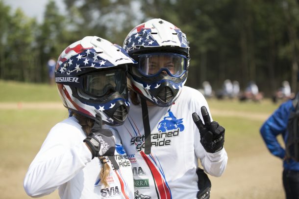 Scouts Learning to ride ATVs