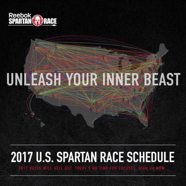 Spartan Race 2017 Race Schedule