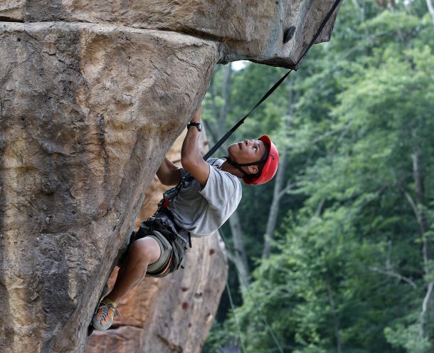 Aerial Sports Rock Climbing