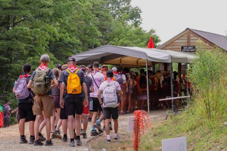Jack Link's Scout Rifle Range was a popular destination during the 2019 World Scout Jamboree.