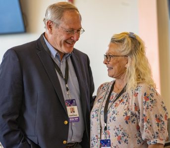 Craig and Mary Fenneman at the 2019 World Scout Jamboree