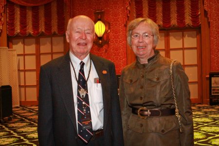 Stephen Bechtel, left, with daughter Laurie Dachs