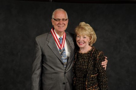 Ed and Jeanne Arnold at the 2011 Silver Buffalo Awards presentation, where Ed was honored for his distinguished service to the youth of America.