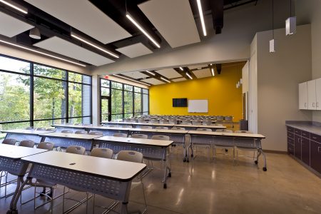 Classroom within Rex W. Tillerson Leadership Center