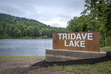 Tridave Lake is one of the first Summit Bechtel Reserve landmarks visitors see when they arrive on the site.